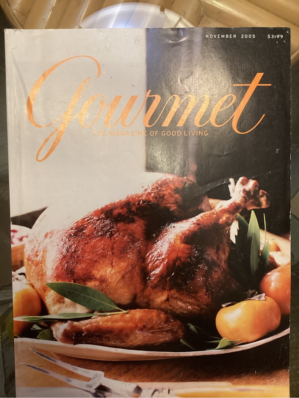 Gourmet Magazine - November 2005 (Turkey Cover Accent)